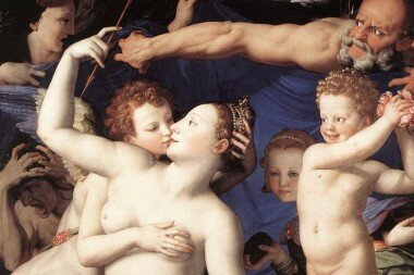 Detail from Bronzino's 'An Allegory with Venus and Cupid' c.1545